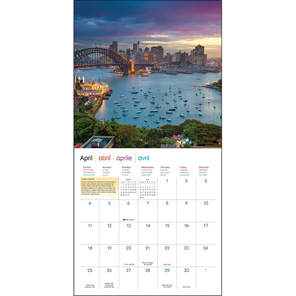 Sellers Publishing Bon Voyage 2027 wandkalender havens