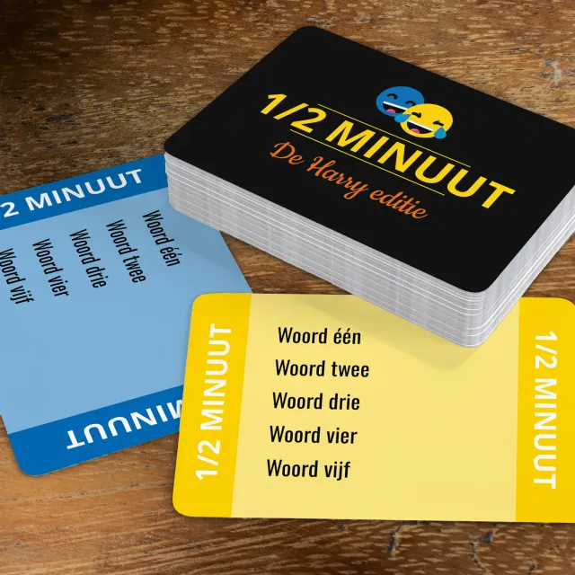 Gozi 30 seconds halve minuut kaartspel 54 kaarten