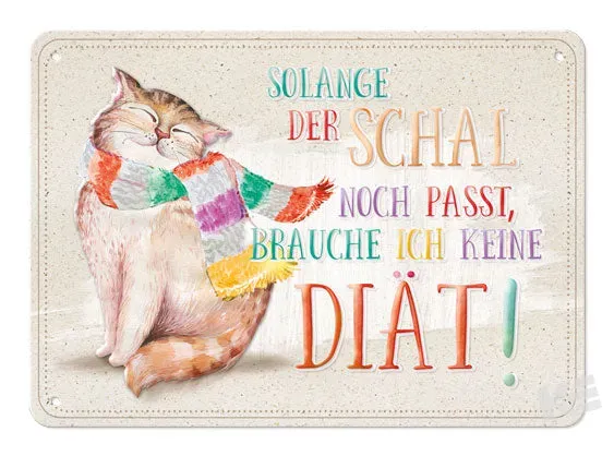 Kurt Eulzer 01-0514 metalen bord kat 21x15 cm