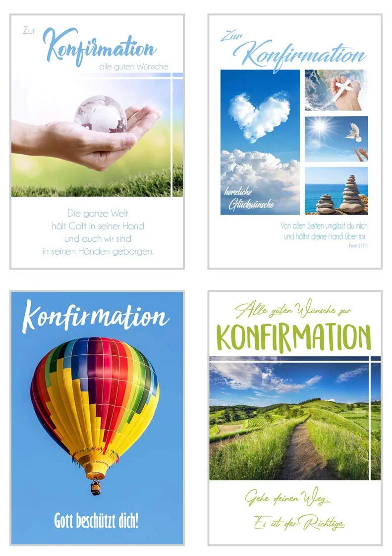 Edition Seidel 20508 confirmatiekaarten 24 stuks mix