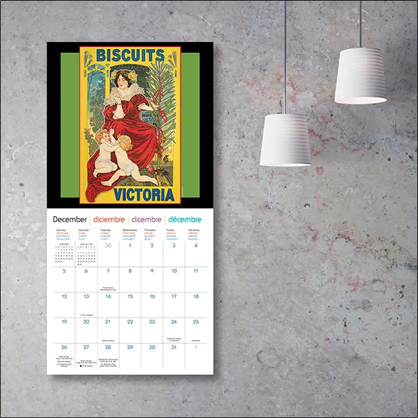Sellers Publishing Bon Appétit wandkalender 2027 vintage