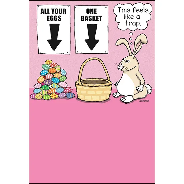 Sellers Publishing Easter Humor E12179 paaskaarten 3 stuks grappig