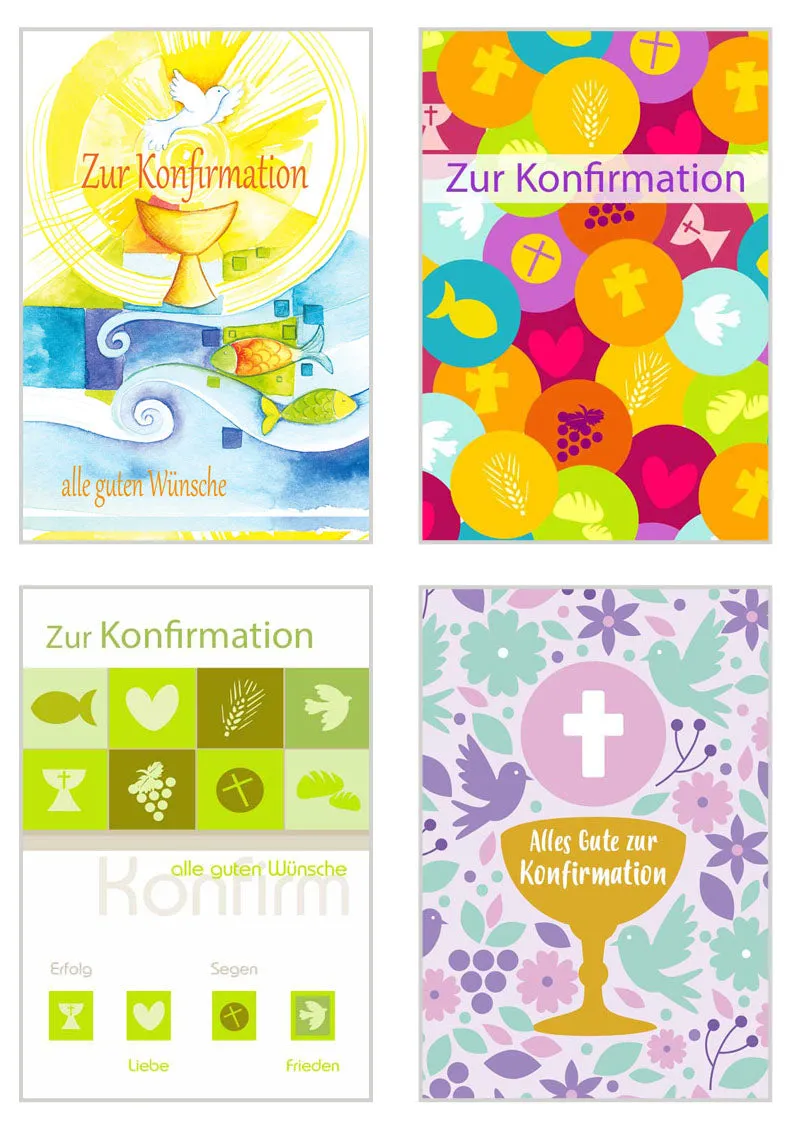 Edition Seidel 20509 confirmatiekaarten set 12 met envelop