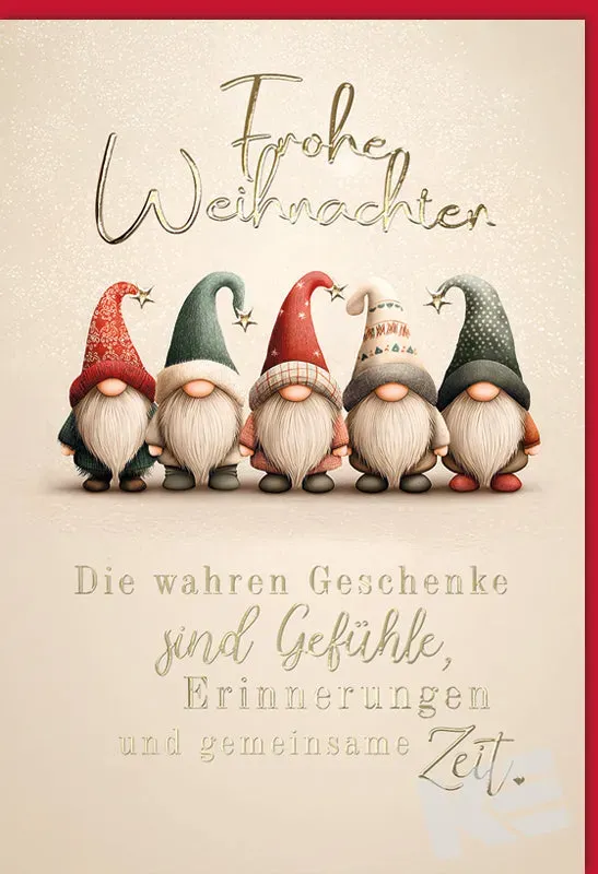 Kurt Eulzer 22-1290 kerstkaart kerstboom goud 1 stuk