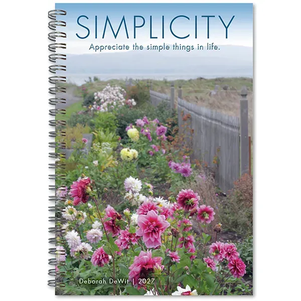 Simplicity 2027 weekagenda fotografie rustgevend