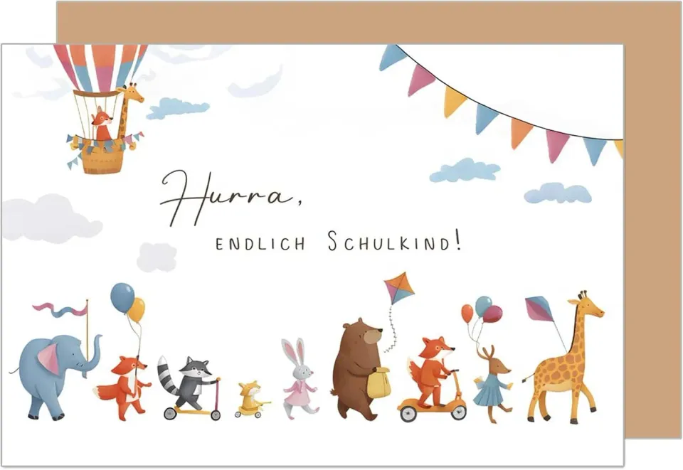 Edition Seidel Premium ES149 SW024 inschulingskaart 1e klas
