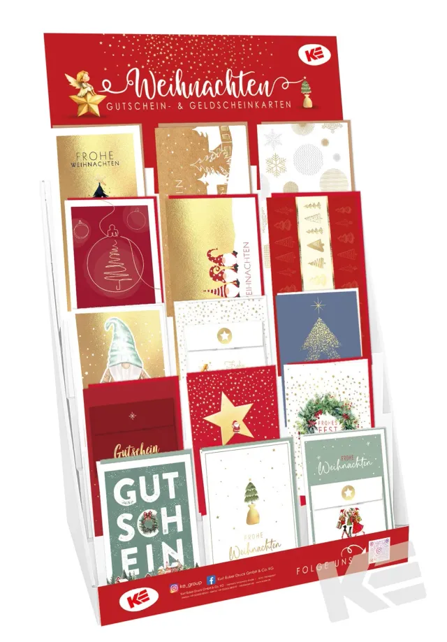 Kurt Eulzer 99-2318 display geld- en wenskaarten 15 motieven