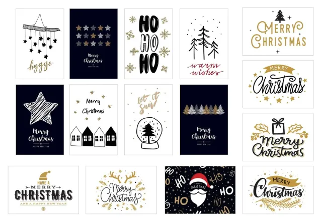 Edition Seidel 20666 Kerstpostkaarten 30 stuks Zijdemat