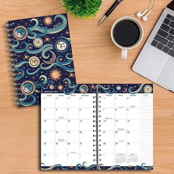 Sellers Publishing Mystical Moons 2027 weekplanner maan 16 maanden