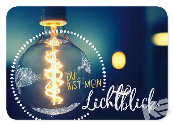 Kurt Eulzer 30-0069 ansichtkaart lichtblick 10 stuks glitter