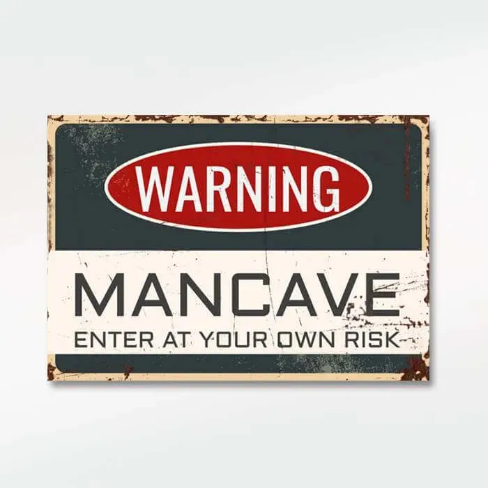 Gozi Tin Sign Warning metalen bord 20x30cm spreuk