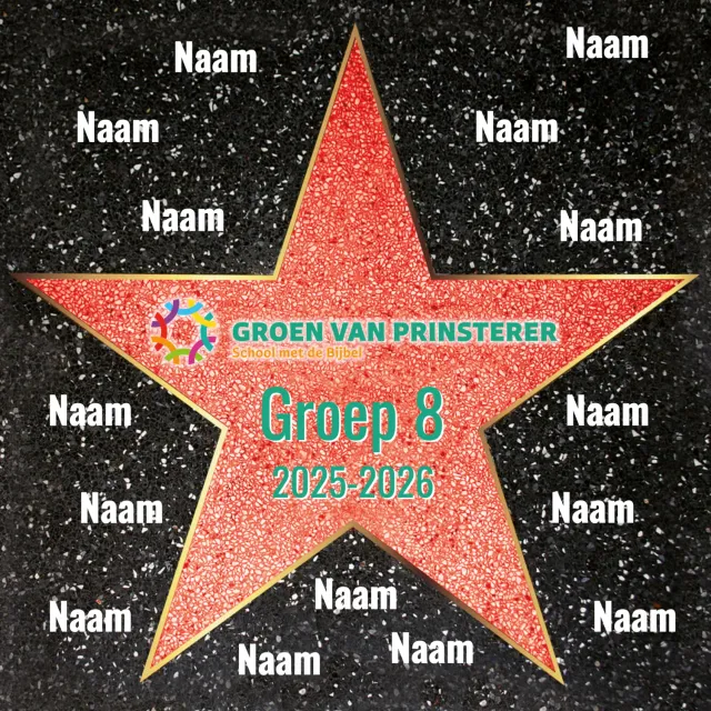 Gozi Groen van Prinsterer stoeptegel template persoonlijk