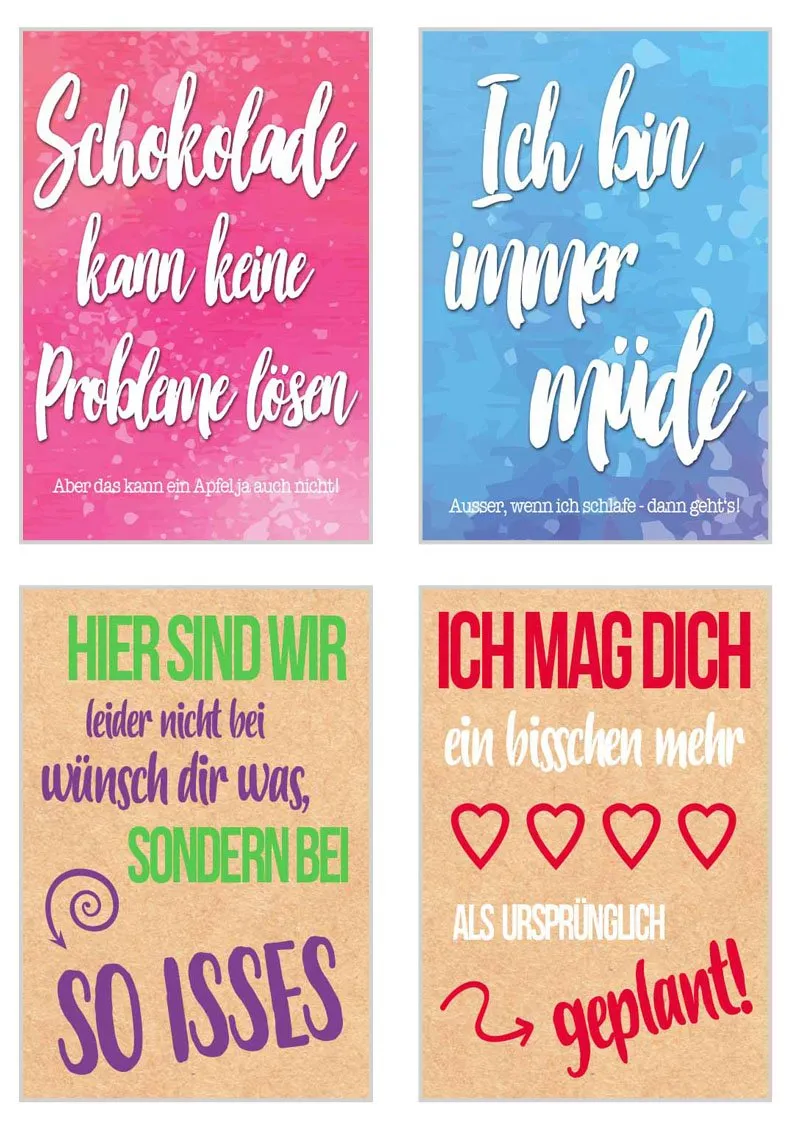 Edition Seidel 20008 spreukenkaarten set 12 liefde