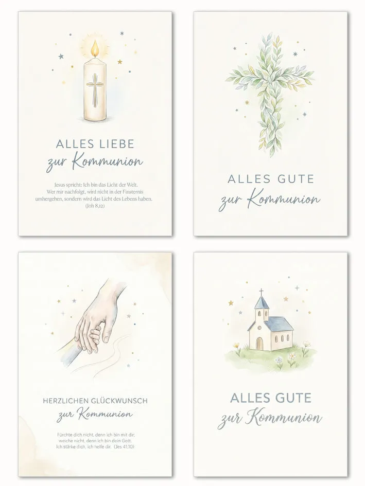 Edition Seidel communiekaarten 31755 set van 12 met envelop