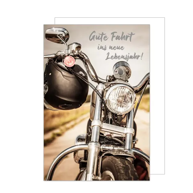 Edition Seidel G3114 verjaardagskaart motor bike