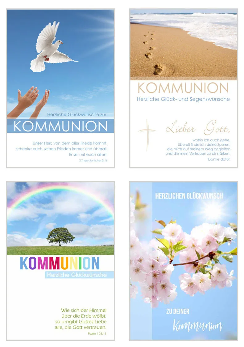 Edition Seidel 20519 communiekaarten met envelop 12 stuks