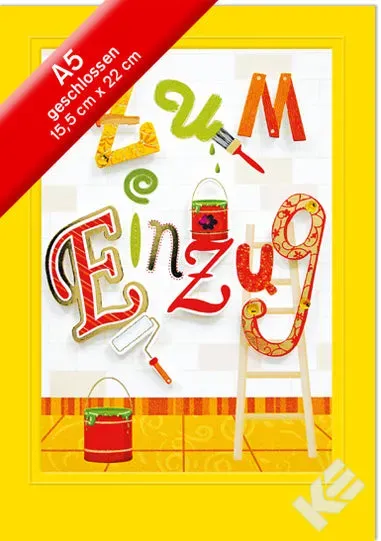 Kurt Eulzer 29-4363 wenskaart glitter schrift delen