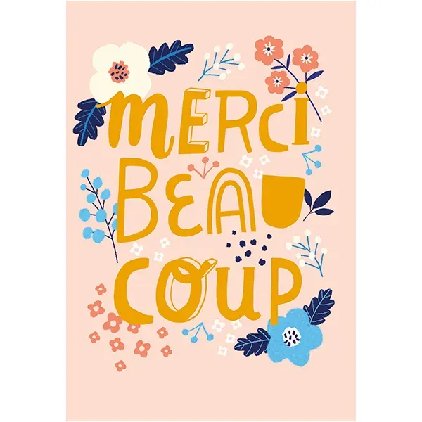 Sellers Publishing Thank You T11990 bedankkaarten set van 6 merci