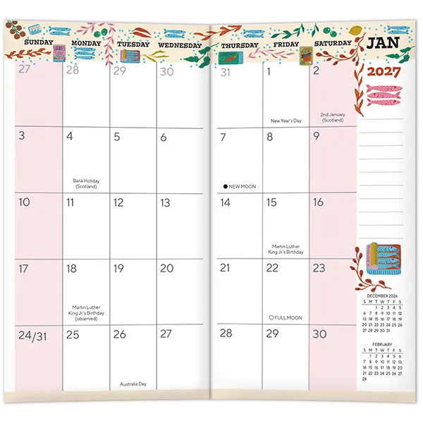Sellers Publishing Sardine Sensation 2027 zakagenda pocket