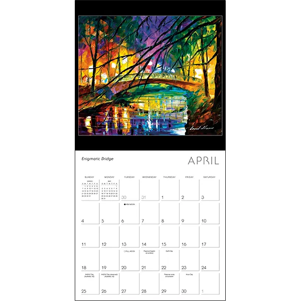 Sellers Publishing Impressions of Light 2027 Wandkalender