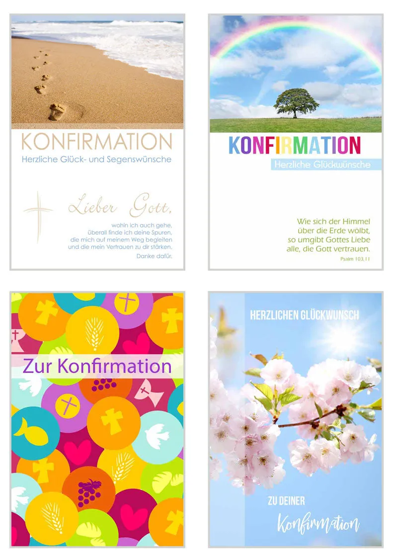 Edition Seidel 20218 Confirmatiekaarten 15 stuks met envelop