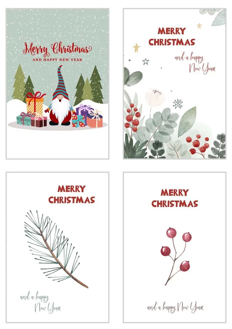 Edition Seidel 21785 kerstkaarten set 20 designer