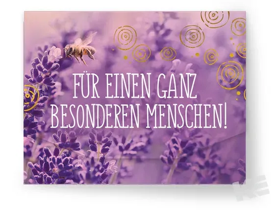 Kurt Eulzer 41-1061 geldkaart bee happy lavendel