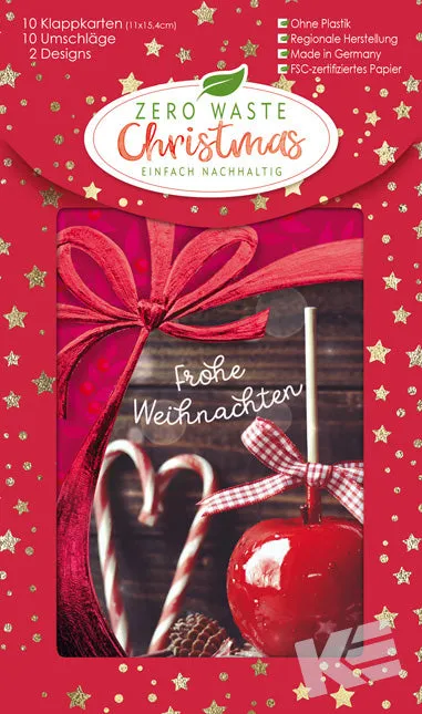 Kurt Eulzer Zero Waste 22-5785 kerstkaarten 10 stuks