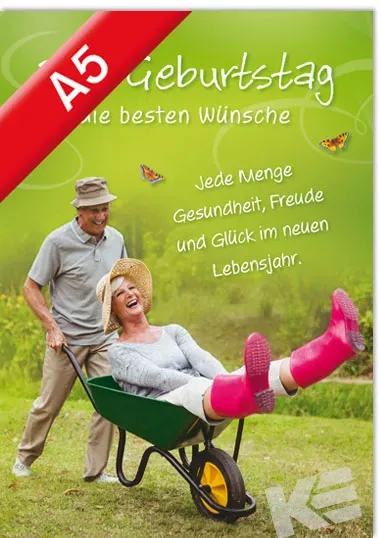 Kurt Eulzer 87-5043 muziekkaart Pure Lust am Leben A5 licht