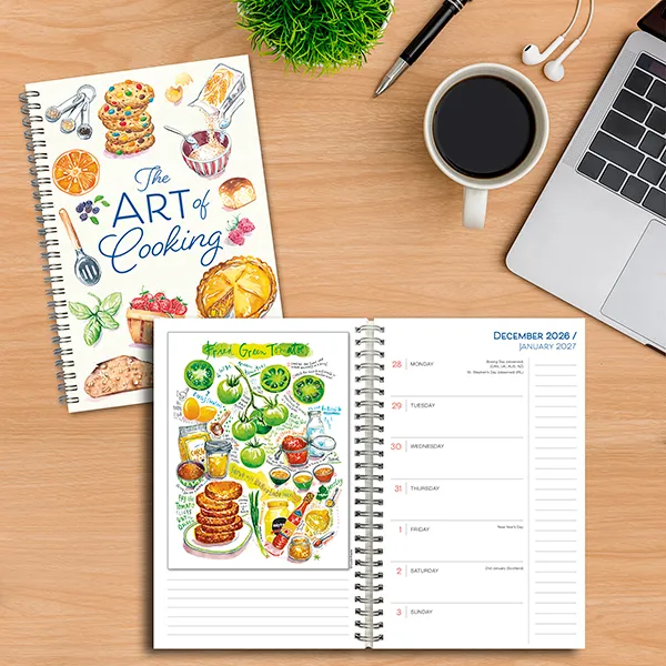 Sellers Publishing Art of Cooking 2027 Classic Weekly Planner agenda