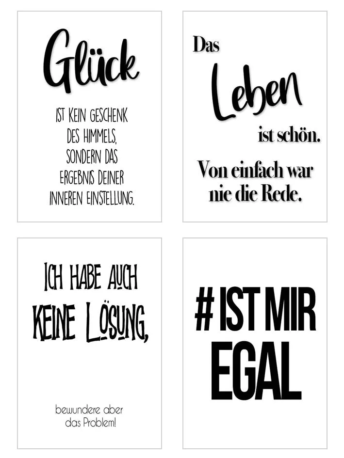 Edition Seidel Leben & Momente 20542 postkaarten set 25 spreuken
