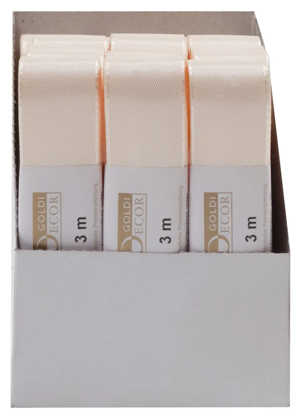 Kurt Eulzer 02-0570 taftlint champagne 25 mm 3 meter