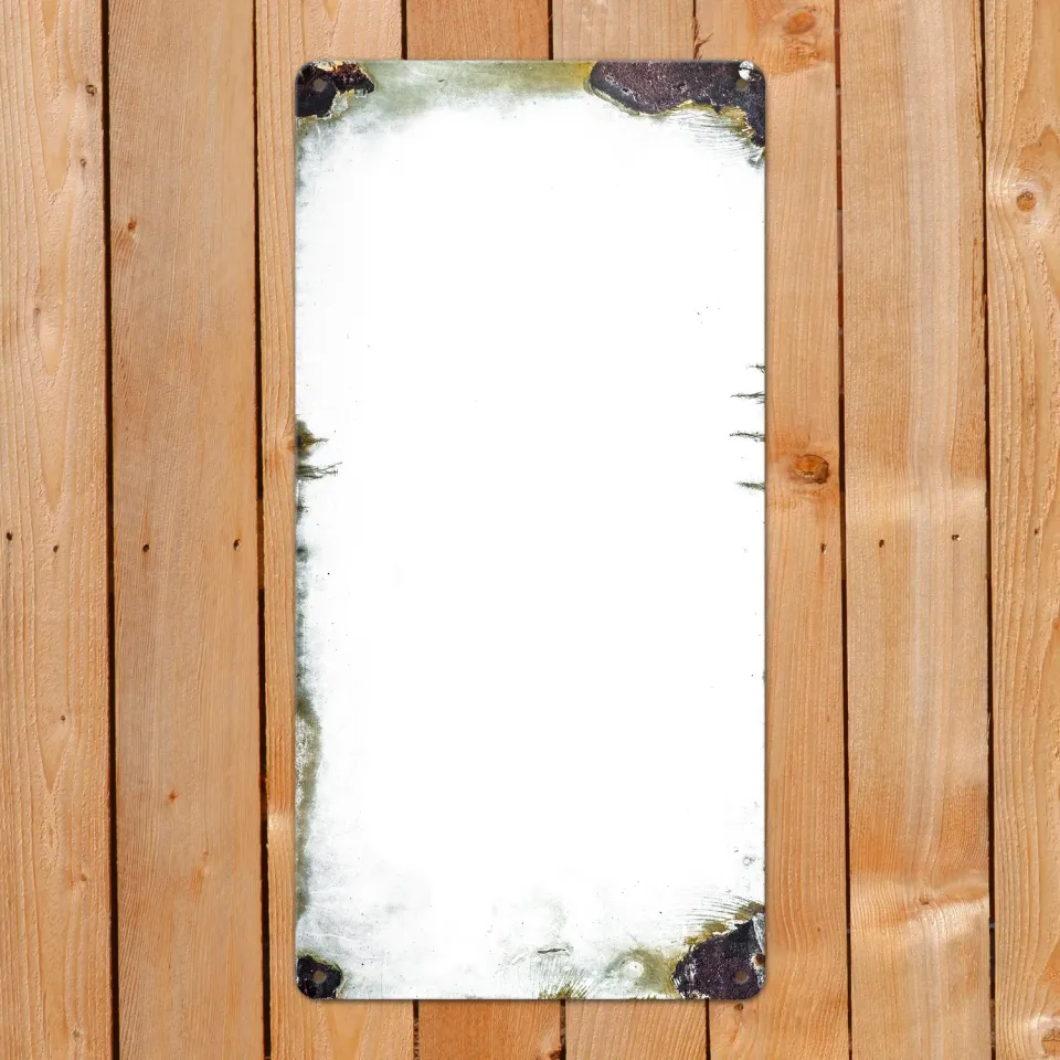 Gozi Roest Medium metalen bord 20x40cm roestlook