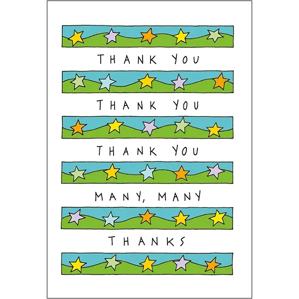 Sellers Publishing Thank You T11993S wenskaarten 6 stuks