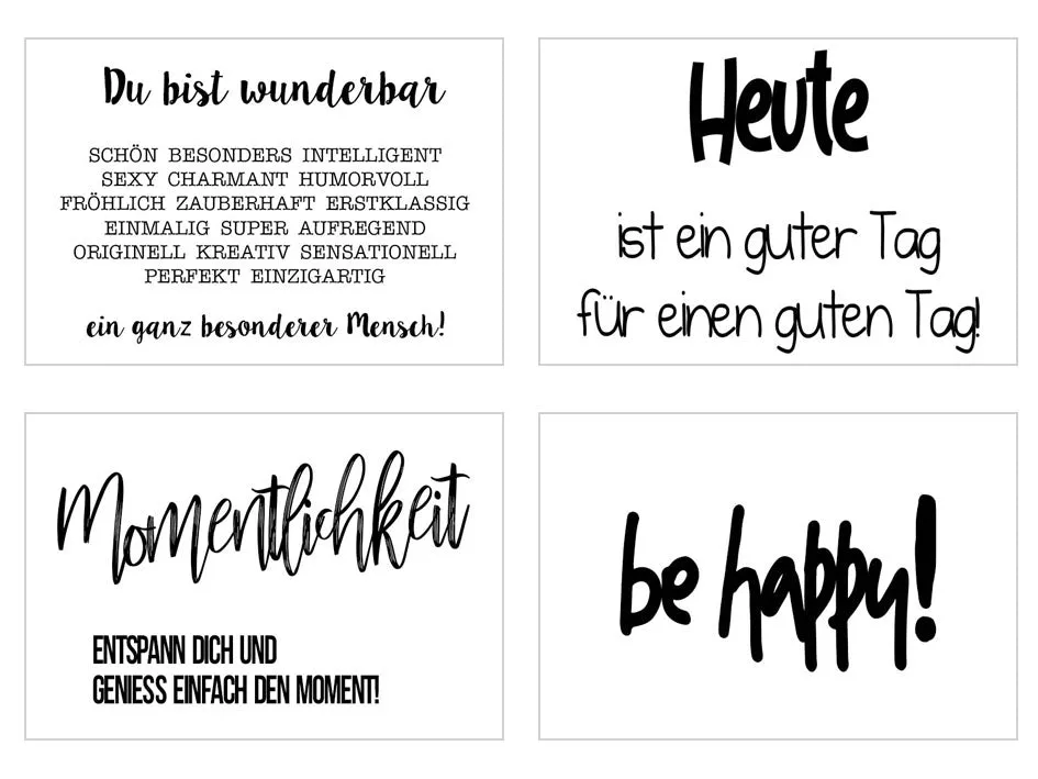 Edition Seidel 20553 postkaarten leven spreuk set 25 stuks