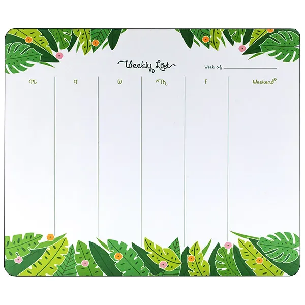 Sellers Publishing Jungle Pattern weekplanner bureaublok 52 vellen