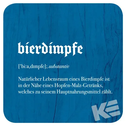 Kurt Eulzer 03-70001 bierviltjes vierkant 10 stuks bedrukt