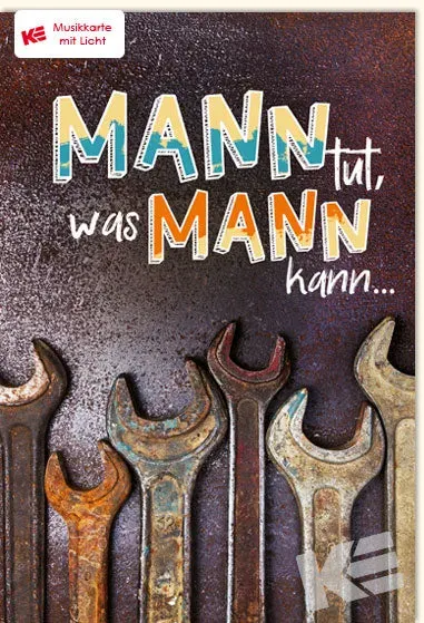 Kurt Eulzer 87-5060 muziekkaart mannen met licht