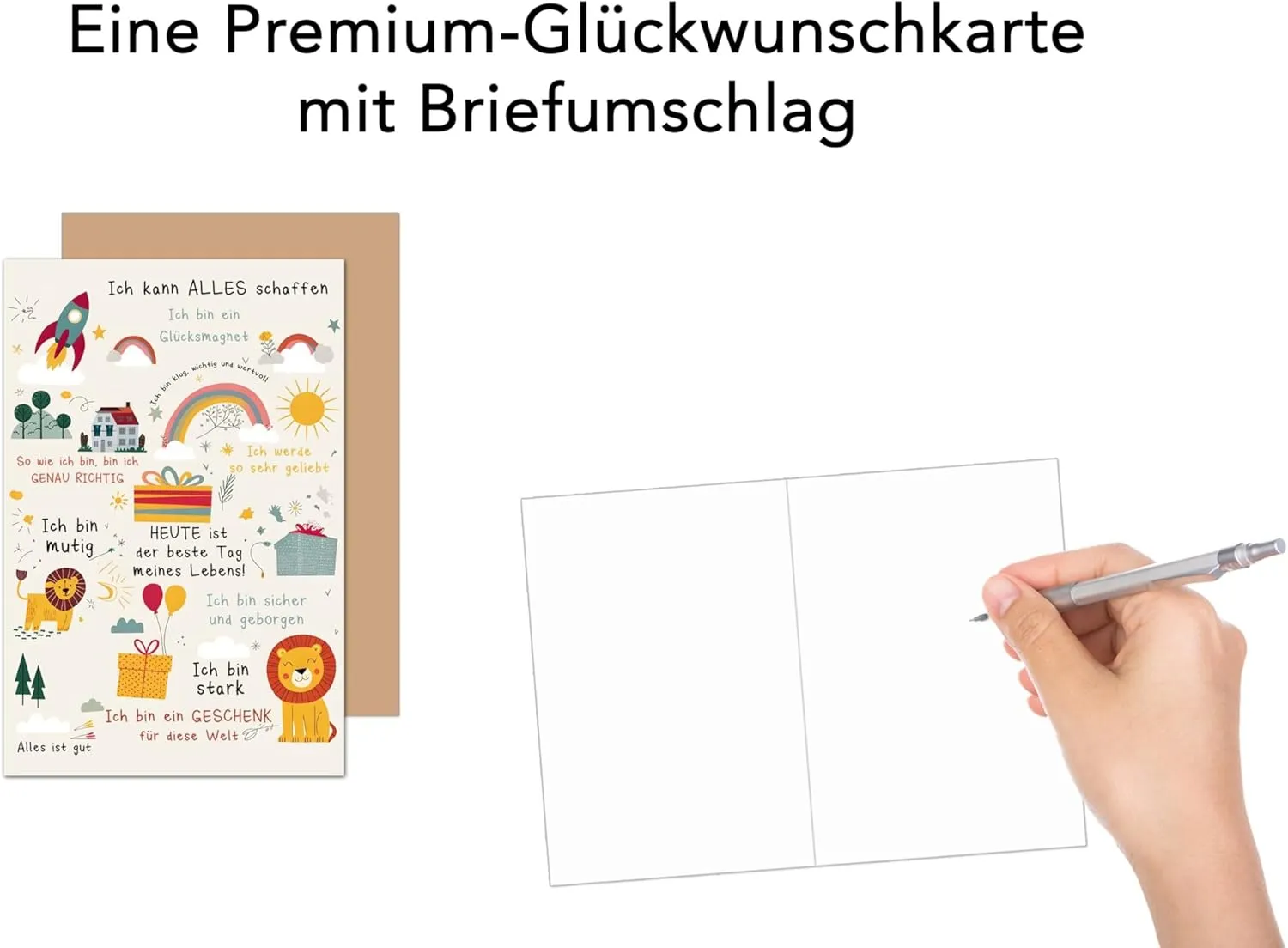 Edition Seidel Premium ES154 eerste schooldag kaart met envelop