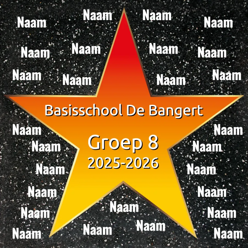 Gozi Bangert stoeptegel template persoonlijk