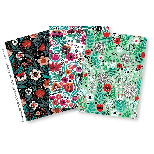 Sellers Publishing Dinara Mirtalipova notitieboek 3-pack gelinieerd