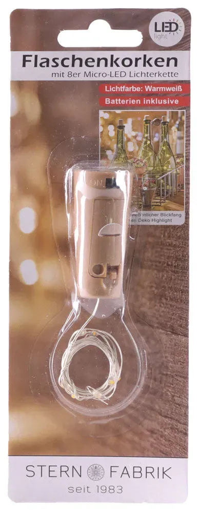 Kurt Eulzer 01-0915 LED flessenlicht kurk 10 stuks koper
