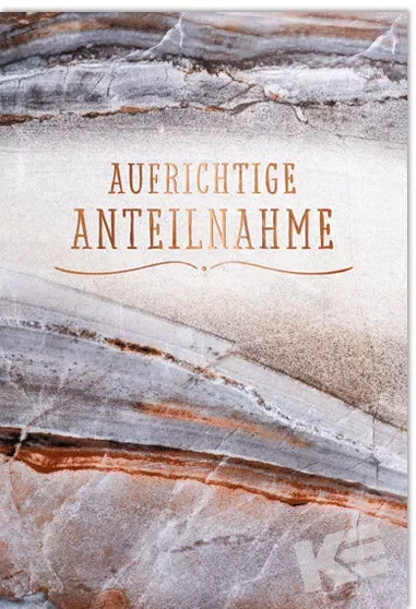 Kurt Eulzer 81-1052 condoleancekaart oprechte deelneming
