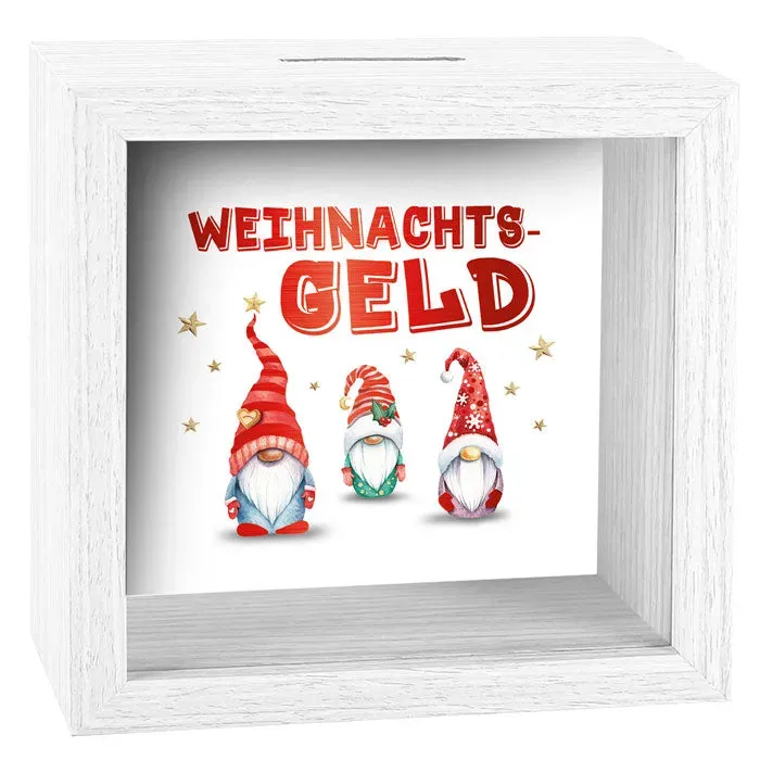 Kurt Eulzer 01-0347 spaarpot hout kabouter 11x11 cm