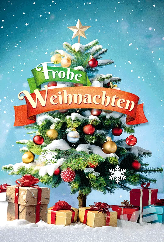 Kurt Eulzer 22-1179 kerstkaart 3D boom staand 1 stuk