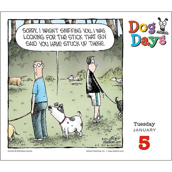 Sellers Publishing Dog Days 2027 dagkalender honden