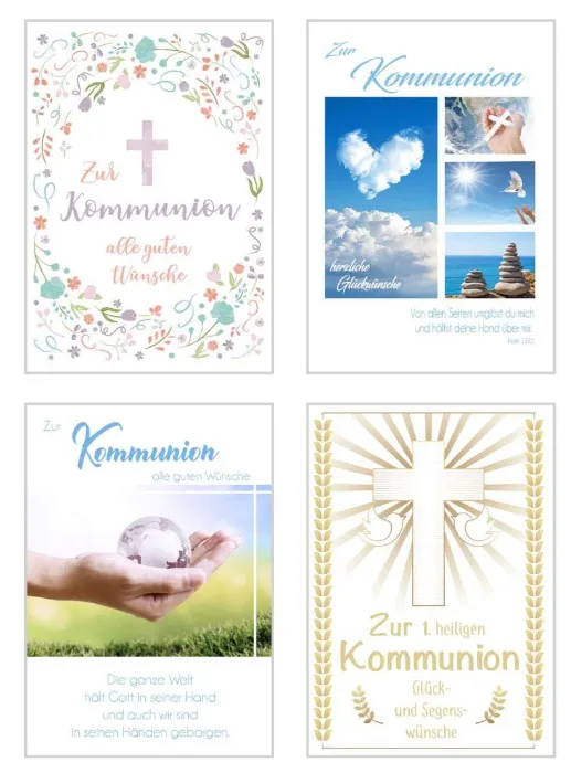 Edition Seidel Premium 20514 communiekaarten set 24 mix