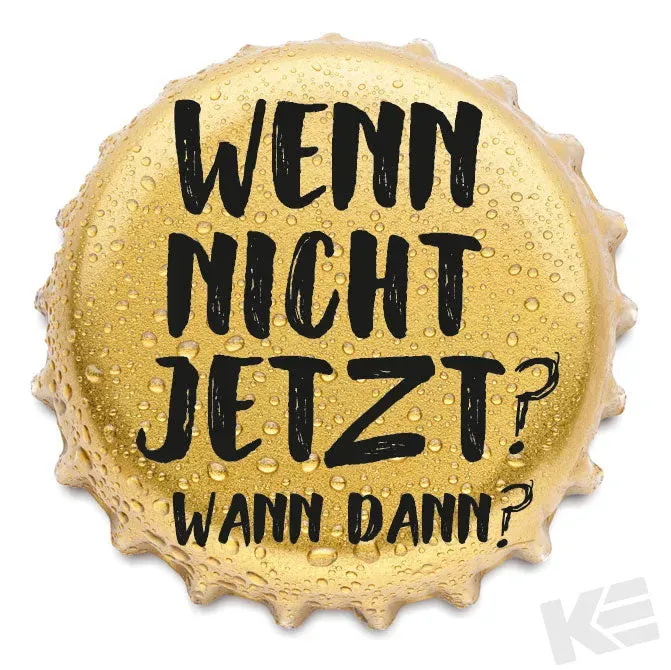 Kurt Eulzer 01-0465 flessenopener magneet Wenn nicht jetzt 3 stuks