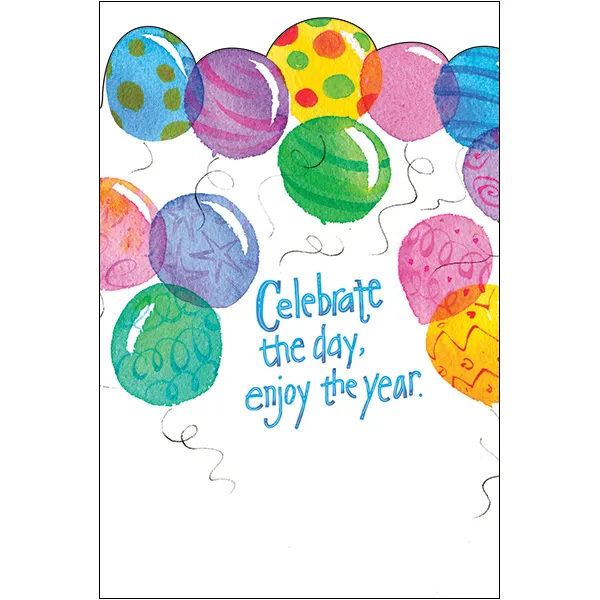 Sellers Publishing Birthday B4894A verjaardagskaart 6 stuks