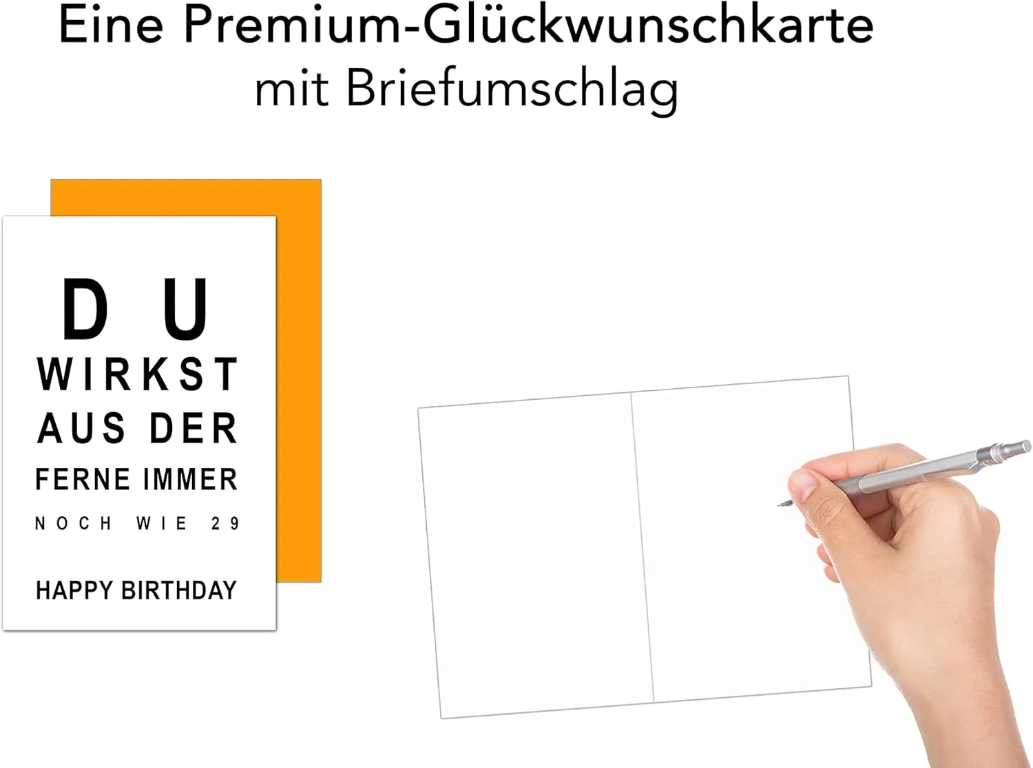 Edition Seidel G3391 SW023 verjaardagskaart met envelop happy birthday